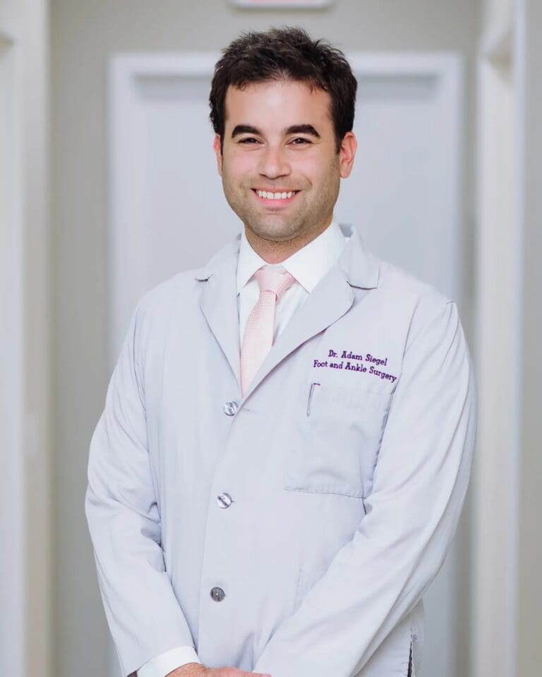 Portrait of Dr. Adam Siegel, a male Board Certified Podiatrist in Tampa, specializing in sports medicine and diabetic limb salvage.