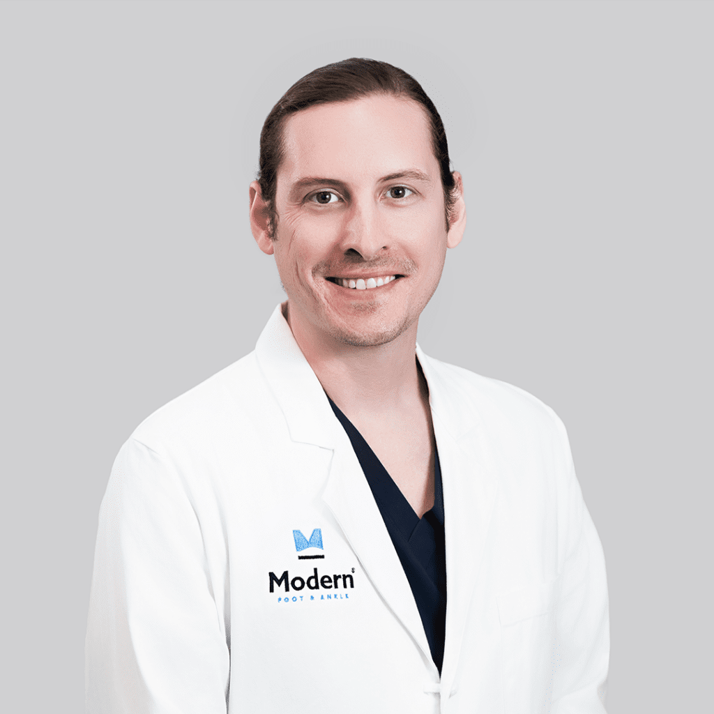 Headshot of Dr. Patrick Derby, a male Board Certified Podiatrist in Tampa, specializing in reconstructive surgery and wound care.