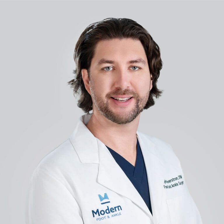 Close-up image of Dr. Kyle Haverstrom, a male Board Certified Podiatrist in Tampa, renowned for his expertise in minimally invasive procedures and sports medicine.