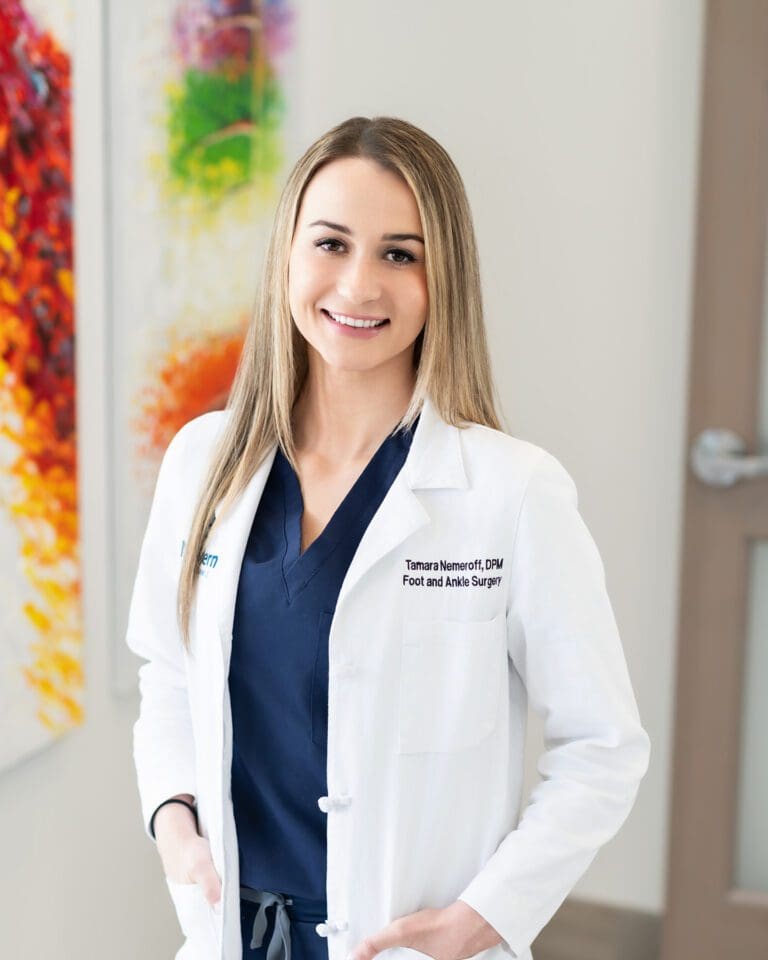Dr. Tamara Nemeroff, a female Board-certified podiatrist in Palm Beach, Florida